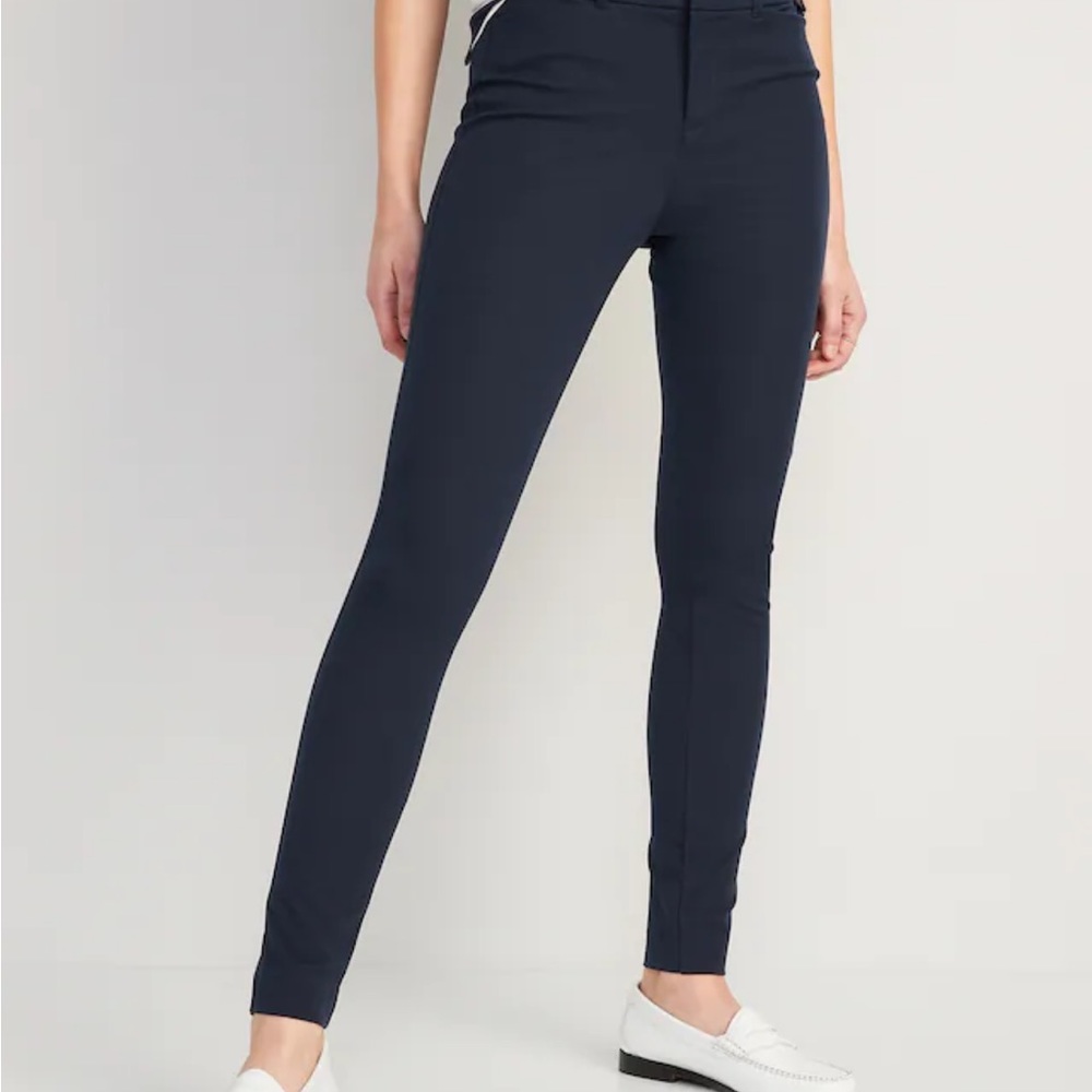 Old Navy High Rise Pixie Pant Navy 4